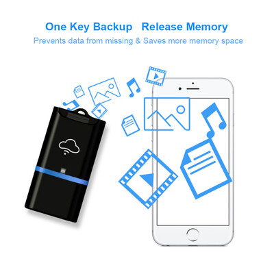 

WiFi Disk Memory Storage Box Wi-Fi Cloud Storage Box Flash Drive TFMicroSD Card Reader File Sharing