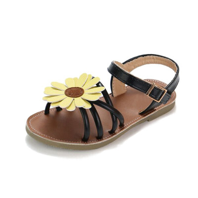

New Summer Baby Girl Breathable Anti-Slip Flower Design Shoes Sandals Toddler Soft Soled First Walkers