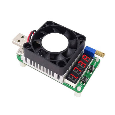 

LD25 Electronic Load Resistor USB Interface Discharge Battery Test LED Display Fan Adjustable Current Voltage 25W