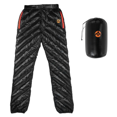 

White Goose Down Pants Thermal Waterproof Down Trousers for Outdoor Travelling Mountaineering Camping