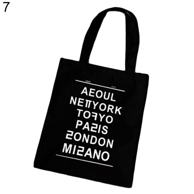 

Fashion Women Canvas Letter Cactus Handbag Pouch Shoulder Bucket Bag Gift