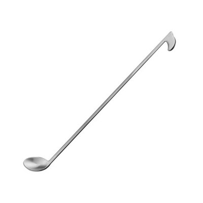 

Toponeto Creative Stainless Steel Note Shape Spoons for Drink Dessert Honey Coffee