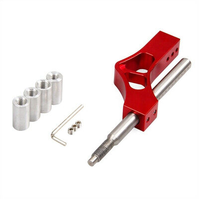 

Car Auto Adjustable Height Lever Gear Shift Knob Shifter Red Extension Rod Parts
