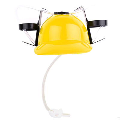 

Gobestart New Exotic Beer & Soda Guzzler Helmet & Drinking Hat Novelty Gift Toys