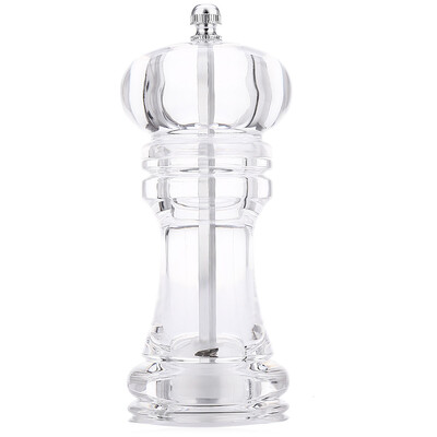 

Transparent Acrylic Pepper Spice Manual Grinder Cooking Tool