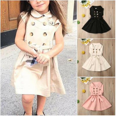 

AU Baby Kids Girls Dress Toddlers Princess Party Formal Dresses Skirts Clothes