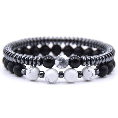 

Fashion Beading Natural Stone Bracelet Accessory Pair Bracelet Unisex Jewellery