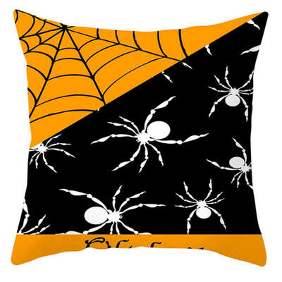 

Halloween Cartoon Skull Jack Cover Nightmare Party Throw Pillows Home Decorative Pillow Case