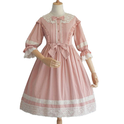 

Women Medieval Dress Vintage Victorian Gothic Long Sleeve Lolita Style Cosplay Costume Outwear Waist Court Dress