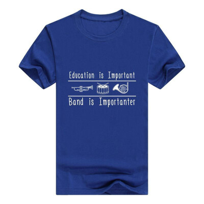 

Education Important Band Importanter Funny Band Short Sleeve T-Shirt