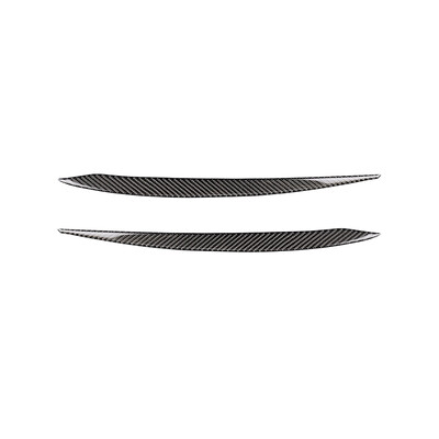 

1 Pair Car Headlights Eyebrow Eyelids Auto Headlight Carbon Fiber Sticker Accessories Car Styling