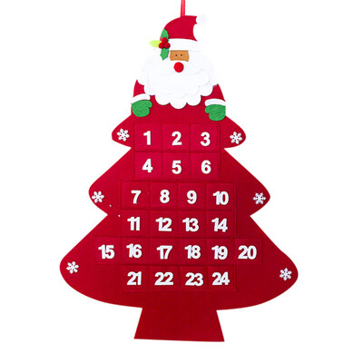 

〖Follure〗Christmas Decorations Santa Claus Calendar Hotel Lobby Family Pendant A