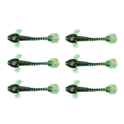 

6pcsbag Fishing Lure Soft Shad Silicone Bait Wobblers Swimbait Lifelike Soft Lure Odor Attractant Artificial Bait