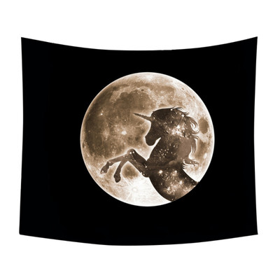 

Tapestry Wall Hanging Wild Animals Yoga Mats Star Moon Camping Home Decoration Blanket Mountain Polyester Handmade