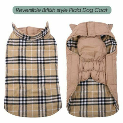 

Dog Winter Waterproof Warm Padded Jacket Coats Clothes For Medium Large Pet