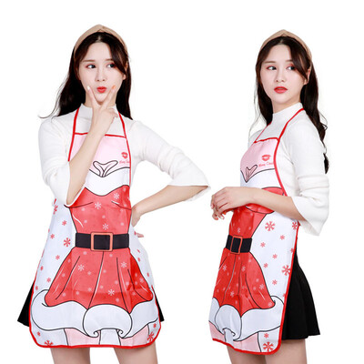 

Tailored Christmas Personality Apron Bar Restaurant Waiter Christmas Decoration Apron