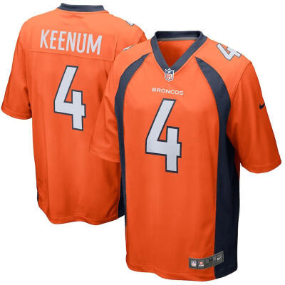 

Youth Football Jersey Denver Broncos Case Keenum Orange Game Jersey