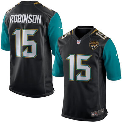 

Youth Football Jersey Jacksonville Jaguars Allen Robinson Black Game Jersey