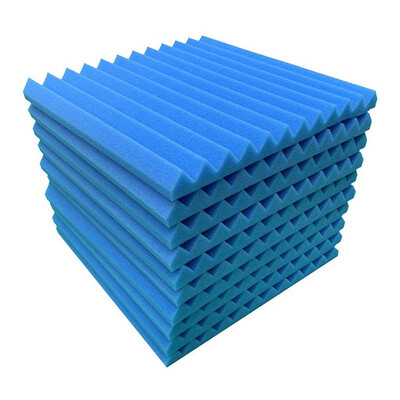 

10PCS 3D Acoustic Foam Panel Absorption Sponge Studio Soundproof Sound Insulation Sponge Accessories Stickers
