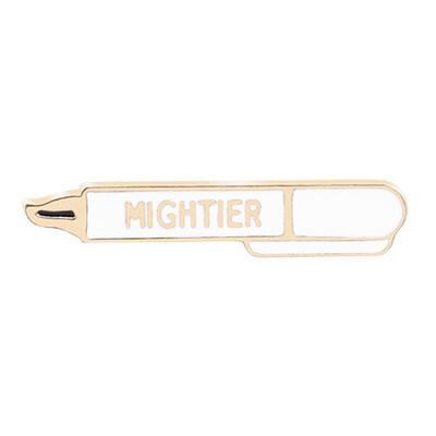 

2 Pcs Pen Drip Brooch Creative Metal Stationery Cute Pin Child Badge Clothing Pin