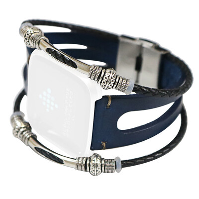 

〖Follure〗Replacement Leather Wristband Band Strap Bracelet For Fitbit VersaVersa Lite