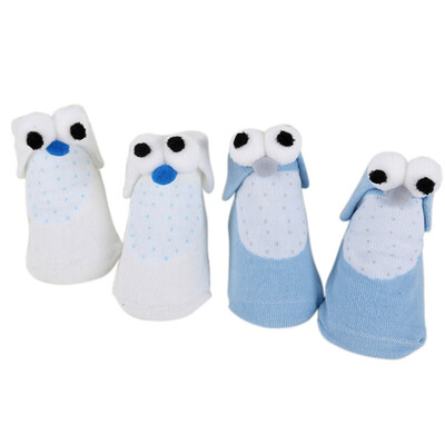

Baby Boys Girls Socks Stereo Eyes of Penguin Socks Kids Soft Cotton Cute Socks for Kids 0M-12M