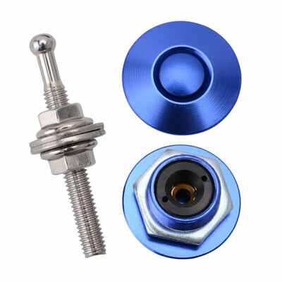 

2pcs 098 Car Engine Hood Pins Bonnet Lock Clip Latch Set Push Button Release