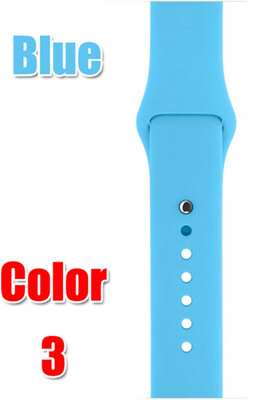 

Silicone Sports Band for Apple Watch Series 123 38MM 42MM Rubber Watchband for iWatch Volt series 4 40mm 44mm