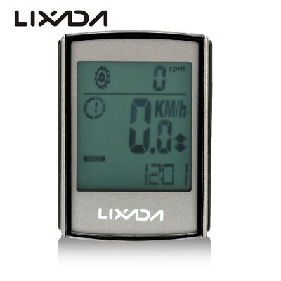 

Lixada Multifunctional 2-in-1 Wireless LCD Bicycle Cycling Computer Speed Cadence Water-resistant