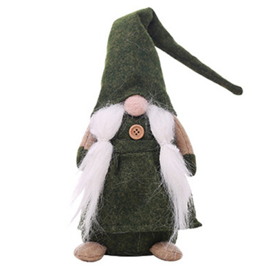 

1Pcs Handmade Christmas Santa Claus Doll Gnome Swedish Figurines Holiday Pretty Xmas Supplies Decoration Ornaments Gifts
