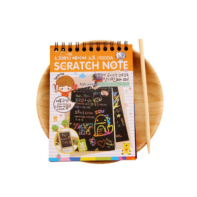 

Siaonvr Magic Colorful Drawing Board Paper Painting Scraping Children Kids Learning Toys