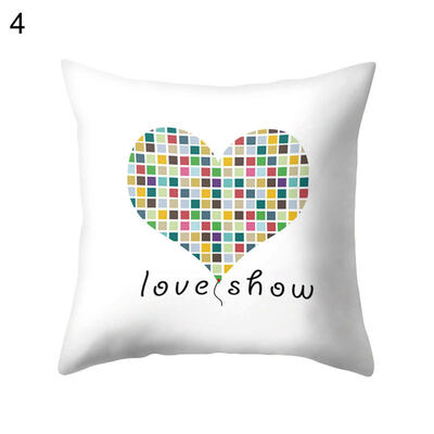 

Letter Love Hello 2019 Throw Case Cushion Cover Sofa Bed Car Cafe Office Decor