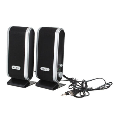 

6W USB Power Laptop Computer Speaker with Ear Jack Loudspeaker Box Volume Control