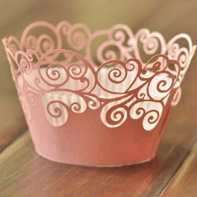 

12pcs Cupcake Wrappers Cake Cup Wraps Wedding Birthday Hoilday Party Supplies Home Decoration Tools