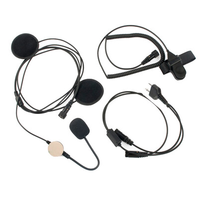 

Motorcycle Helmet Headset Earpiece Microphone Replacement for Midland LXT210 G225 GXT500 Finger PTT
