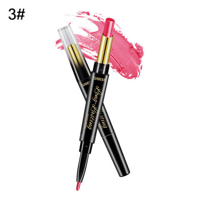 

2 in 1 Double Ended Rotary Long Lasting Matte Lip Liner Lipstick Makeup Cosmetic
