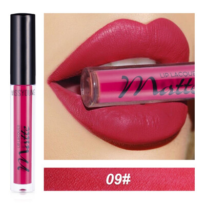 

9 Colors Matte Velvet Lip Gloss Lipstick Makeup Cosmetics Waterproof Long-lasting Moisturizer Lipgloss