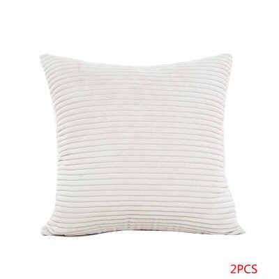 

Solid Corduroy Car Pillow Case Quadrate Pillowslip Cushion Cover Throw Pillowcase Car Sofa Bed Drawing Living Room Decor
