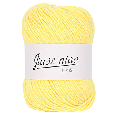 

Toponeto 1PC 50g Chunky Colorful Hand Knitting Baby Milk Cotton Crochet Knitwear Wool A