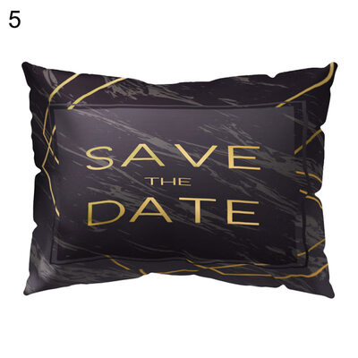 

Leaves Letter Printed Throw Pillow Case Cushion Cover Home Sofa Bed Decoration
