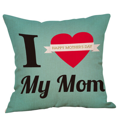 

〖Follure〗Mothers Day Pillowcase Linen Car Home Decorative Cushion Cover Pillow Covers