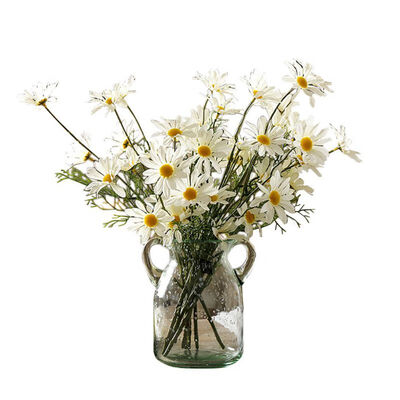 

Nordic Five Daisy Bouquet for Home Shop Decor Artificial Daisy Flowers Silk Fake Flower Bouquet Simulation Daisy Decor