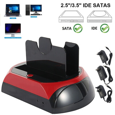 

25" 35" IDE SATA OAKEER HDD Docking Station Card Reader HubUKEUUS Plug
