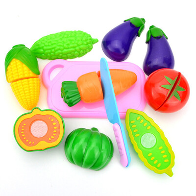 

Gobestart 2017 Kids Pretend Role Play Kitchen Fruit Vegetable Food Toy Cutting Set Gift