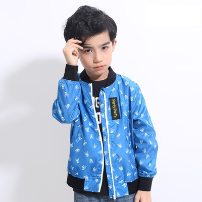 

Boys jacket 2018 autumn new shirt casual cardigan small children big autumn coat
