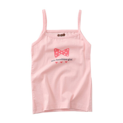 

Summer Children Girls Vest Camisole Kids Sleeveless Shirts Waistcoat Baby Singlet Girls Undershirts Teenager Tank