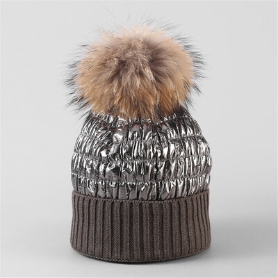 

Tailored Fashion Women Winter Knit Hat Mane Ball Collar Set Thick Warm Solid Earmuff Hat