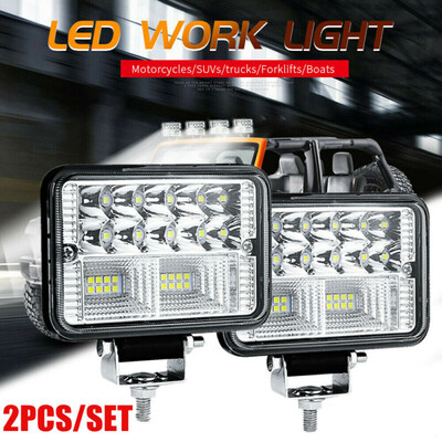 

2PCS 4Inch 12V 78W LED Work Light Bar Flood Driving Lamp Off-Road Tractor HOT