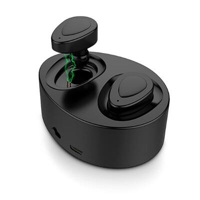 

Twins Portable Mini Wireless Earbuds with Microphone Stereo Bluetooth Earphone Headphones Headset with Charging Box for Phone