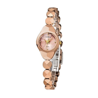 

ROSDN Top Brand Luxury Sapphire Fashion Women Bracelet Watch 50M Water-resistant Ladies Dress Watch Clock Tungsten Steel Watch B